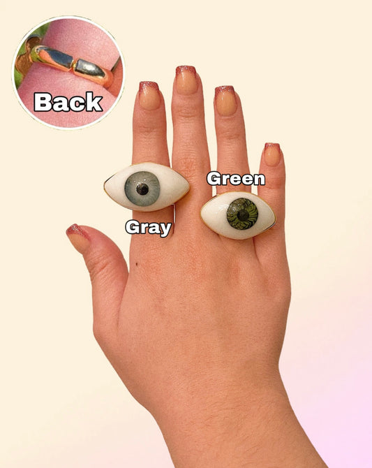 X-Large Glass Eye Rings